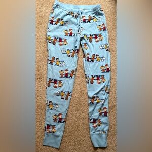 Hanna Andersson Peanuts Snoopy Pajama Pant Blue Medium Winter Christmas